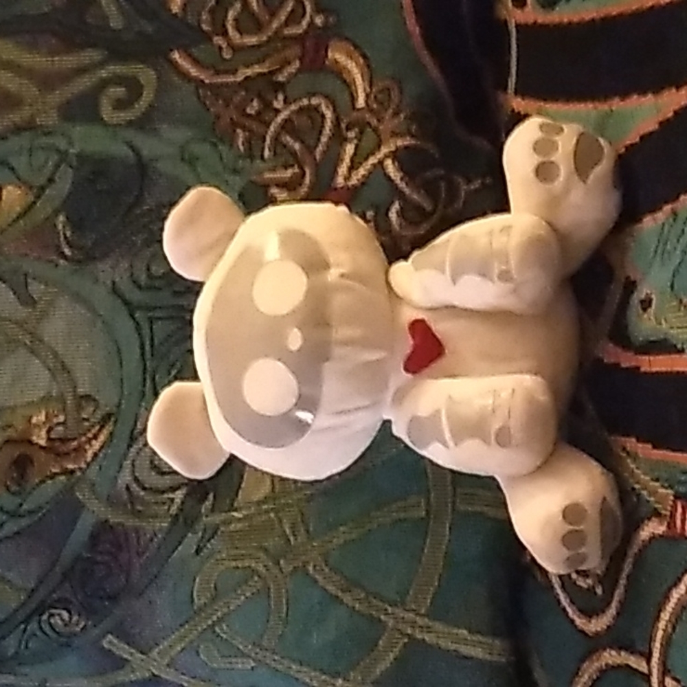 White Limited Edition Skelanimals Bear RARE